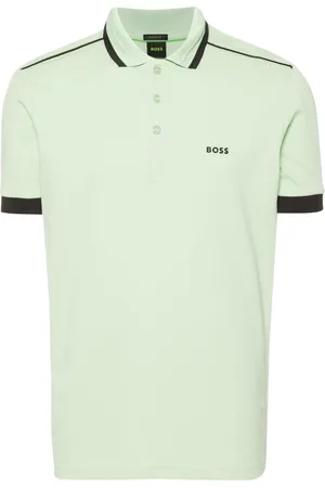 HUGO BOSS Pikee-Poloshirt mit Logo-Print
