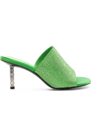 Givenchy G Cube Mules mit Strass 70mm
