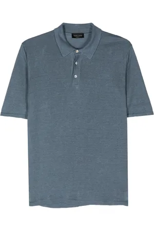 Roberto Collina Poloshirt aus Leinen