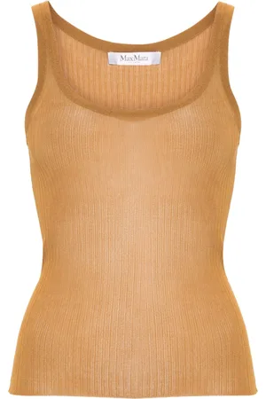 Max Mara Fein geripptes Tanktop