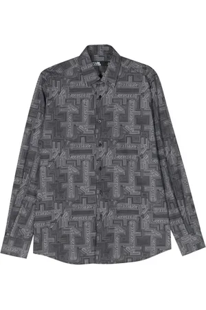 Karl Lagerfeld Hemd mit Logo-Print