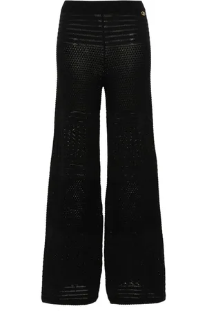 Twin-Set Palazzohose aus Pointelle-Strick