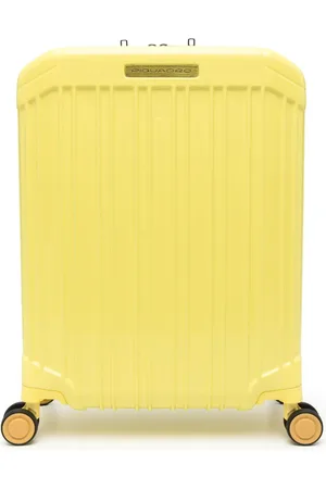 Piquadro Rollkoffer mit Logo-Schild