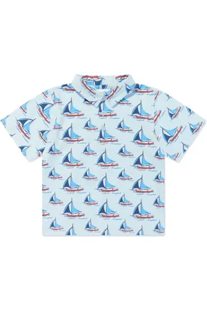 Rachel Riley Poloshirt mit Boot-Print