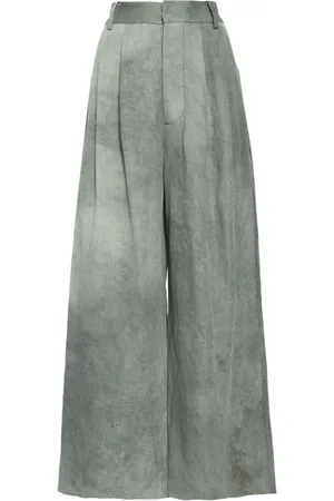 UMA WANG Hoch sitzende Paella Palazzohose