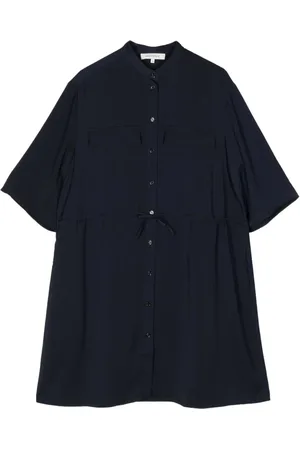 Maison Kitsuné Minikleid mit kurzen Ärmeln