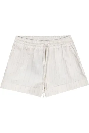 Twin-Set Gestreifte Shorts mit Kordelzug