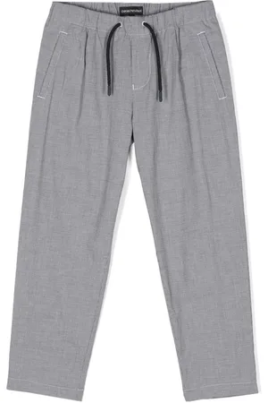 Emporio Armani Hose mit Hahnentrittmuster