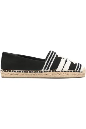 Tory Burch Espadrilles mit TT-Motiv
