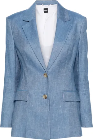 HUGO BOSS Einreihiges Twill-Sakko