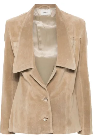 COPERNI Einreihige Wildlederjacke