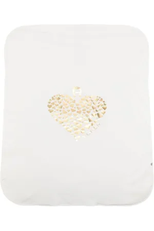Aigner Decke mit Metallic-Print