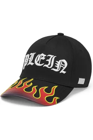 Philipp Plein Flame Baseballkappe mit Logo-Stickerei