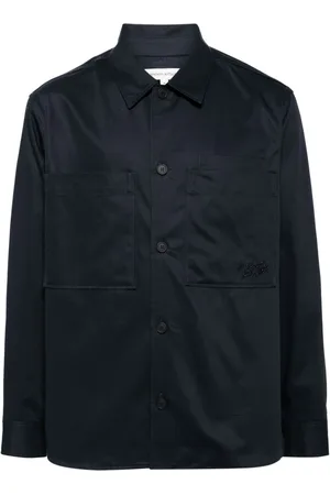 Maison Kitsuné Hemd mit Logo-Stickerei