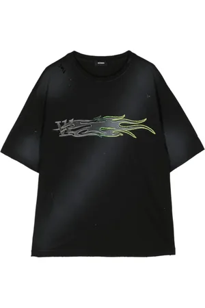 We11 Done T-Shirt mit grafischem Print