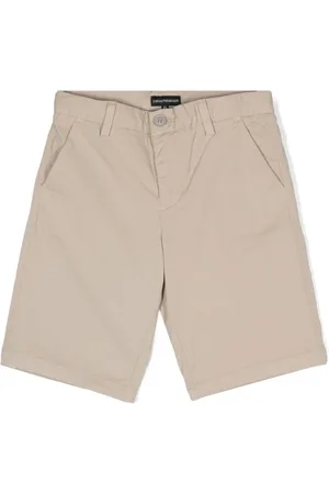 Emporio Armani Bermudas mit Logo-Schild