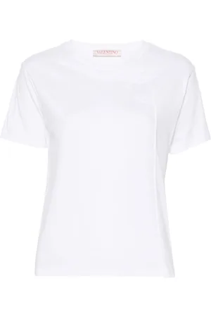 VALENTINO GARAVANI T-Shirt mit Blumenapplikation