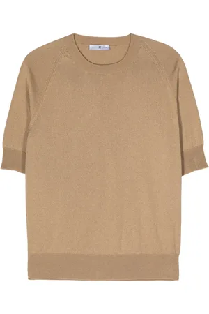 PT Torino Geripptes T-Shirt