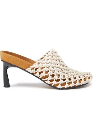 Stella McCartney Faux-Leder-Mules mit Riemendetail