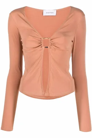 ANEMOS Langarmshirt mit Ringdetail