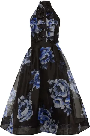 Rebecca Vallance Florentine Chiffonkleid mit floralem Print