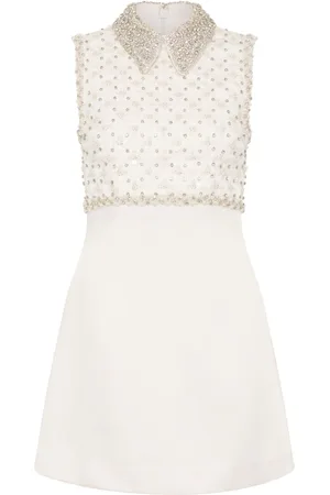 Rebecca Vallance Verziertes Delaney Minikleid