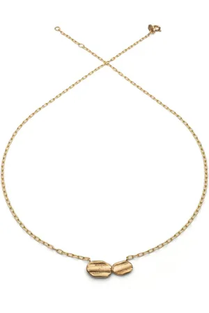 YANNIS SERGAKIS 10kt yellow Immortelle chain necklace