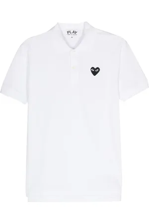 Comme des Garçons Poloshirt mit Logo-Applikation