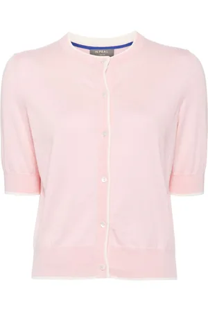 N.PEAL Kurzärmeliger Cardigan