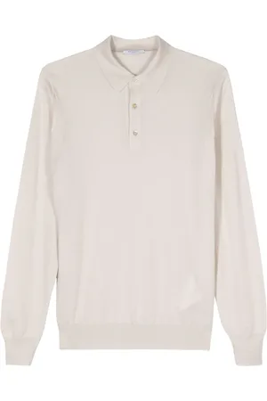 Boglioli Fein gestricktes Poloshirt