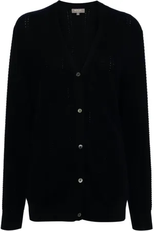 N.PEAL Cardigan mit V-Ausschnitt