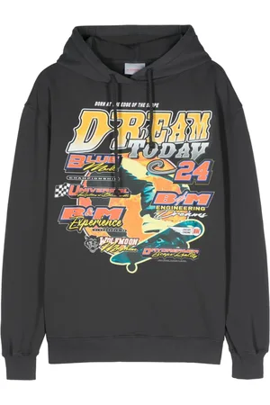 Bluemarble Hoodie mit grafischem Print