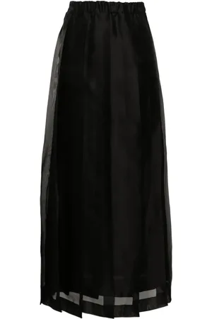 Fabiana Filippi Organza-Rock mit Falten