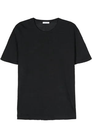 Boglioli T-Shirt aus Leinen-Jersey
