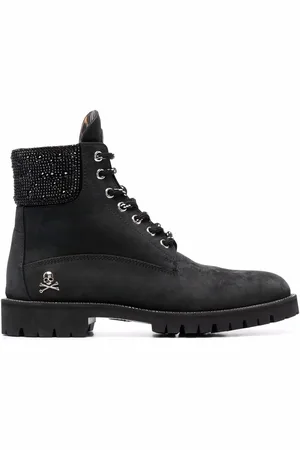 Philipp Plein The Hunter Stiefel aus Nubukleder