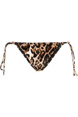 Vetements Bikinihöschen mit Leoparden-Print