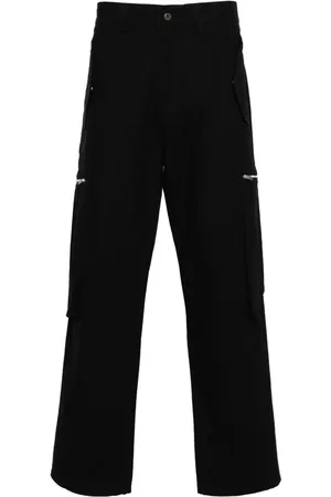 Represent Gerade Hose mit Fischgrätenmuster