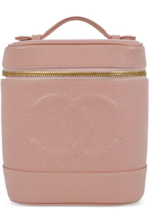 CHANEL 2002 Kosmetiktasche mit CC-Steppung