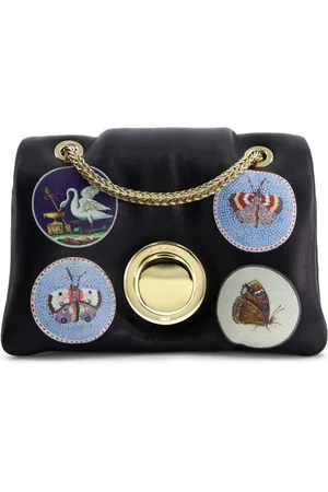 Giambattista Valli Mini Schultertasche mit Airbag Micromosaic-Print