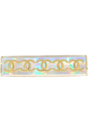 CHANEL 1997 schillernde CC Haarspange
