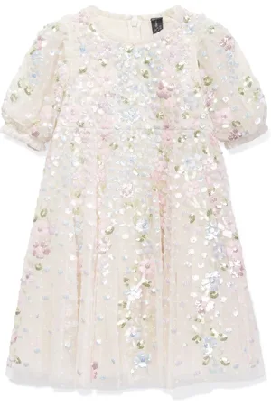 Needle & Thread Kleid mit Blumenstickerei