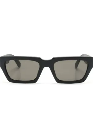 Moschino Matte Sonnenbrille mit eckigem Gestell