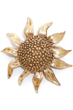 Saint Laurent Brosche mit Sonnenblumen
