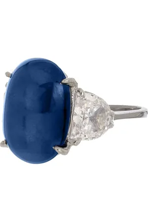 FANTASIA BY DESERIO 14kt Three Stone Weißgoldring