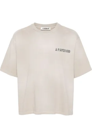 A PAPER KID T-Shirt mit Logo-Print