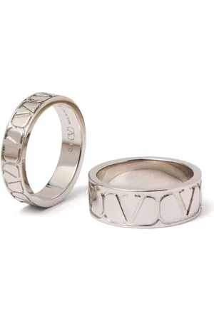 VALENTINO GARAVANI VLogo Signature Ring (2er-Set)