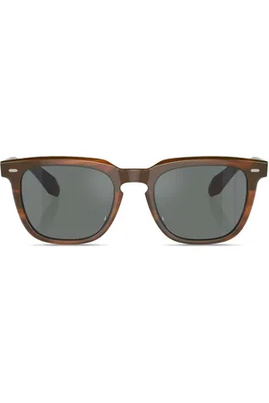 Oliver Peoples N.06 Sonnenbrille mit eckigem Gestell