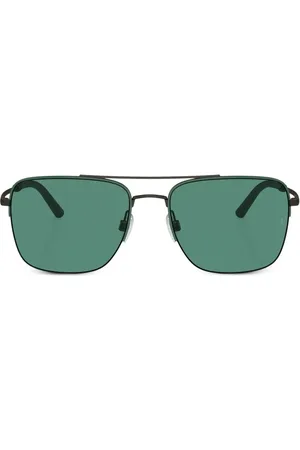 Oliver Peoples R-2 Sonnenbrille mit eckigem Gestell