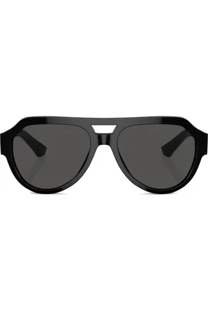 Dolce & Gabbana Pilotenbrille mit Logo-Schild