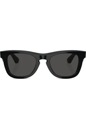 Burberry Eckige Sonnenbrille mit Logo-Schild